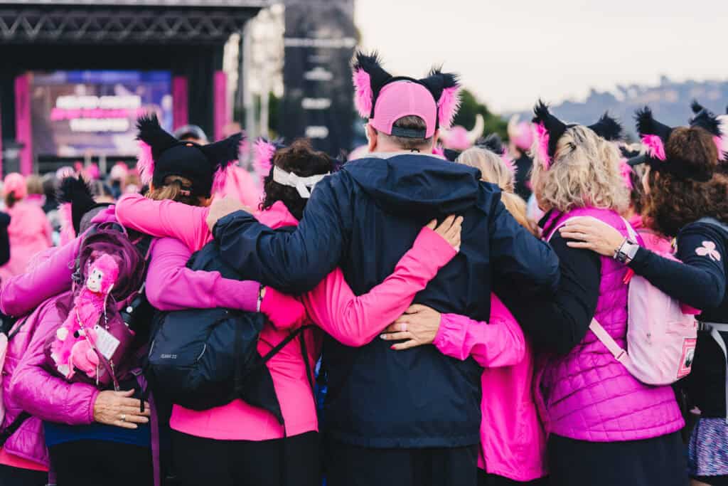 Opening ceremony at the 2025 Susan G. Komen San Diego 3-Day.