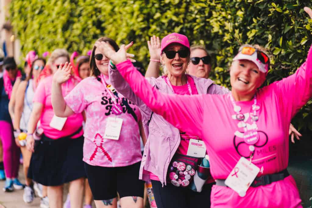 A group of participants during the 2025 Susan G. Komen San Diego 3-Day.