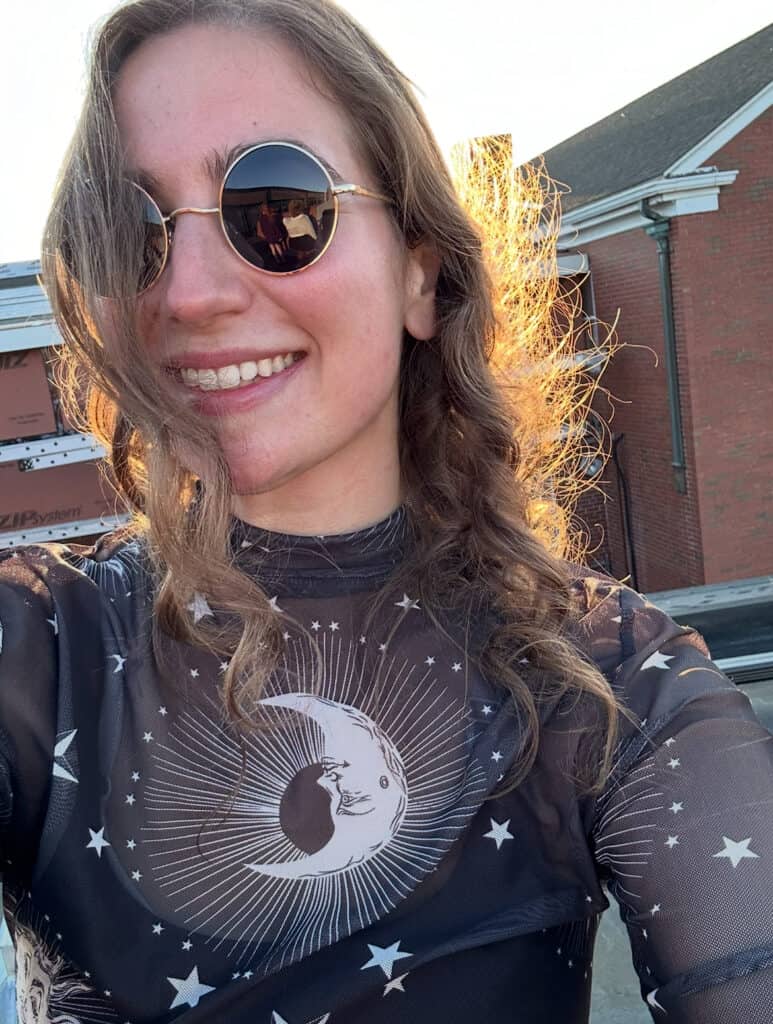 Breast cancer survivor Caroline.