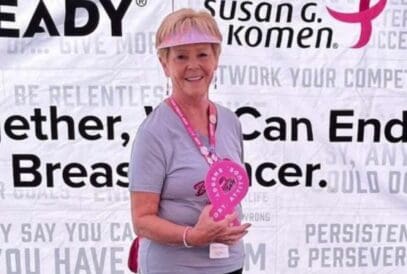 Jacki Pociecha has been part of the Susan G. Komen 3-Day for more than 20 years after being diagnosed with breast cancer.