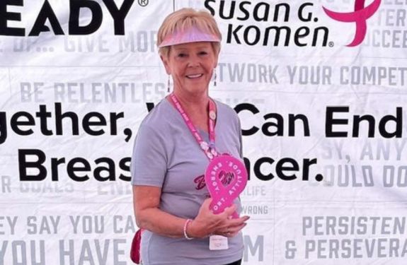 Jacki Pociecha has been part of the Susan G. Komen 3-Day for more than 20 years after being diagnosed with breast cancer.