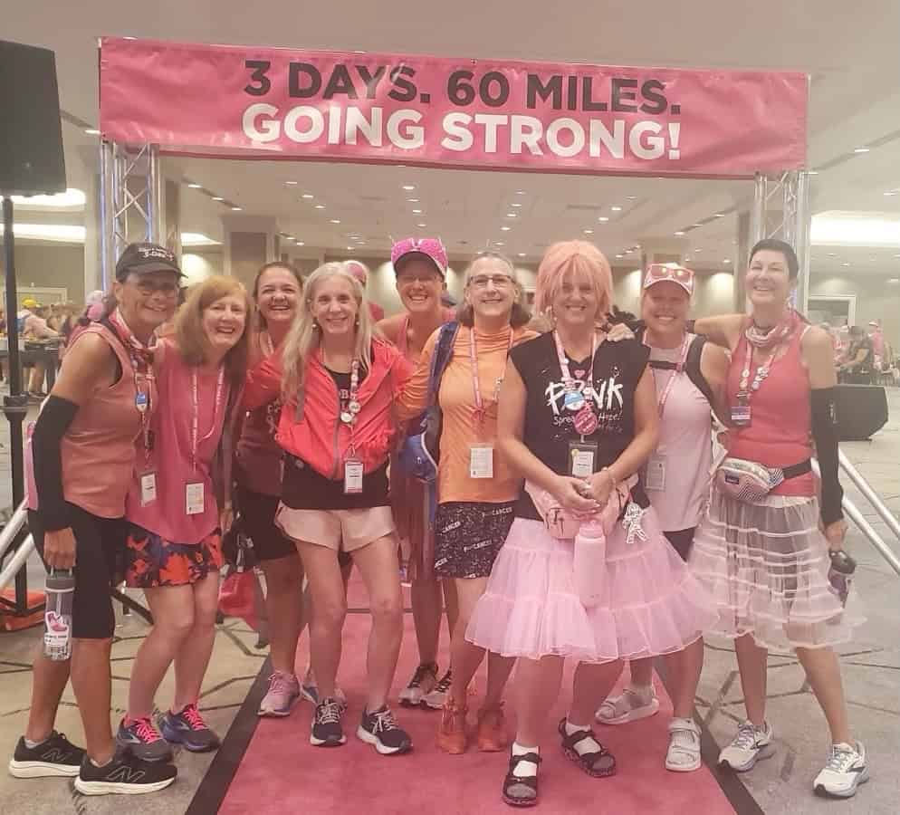 Mary Ann I. said she has a deep connection to the Susan G. Komen 3-Day and plans to continue with the Pink Bubble as long as she can.