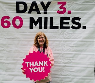 Mary Ann I. has raised more than $500,000 for the Susan G. Komen 3-Day.